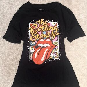 The Rolling Stones Black Graphic Tee
